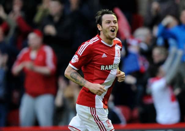 Lee Tomlin, in action during his Middlesbrough days.