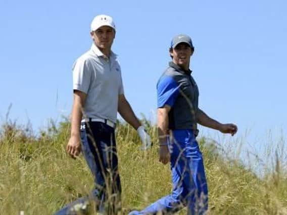 Jordan Spieth and Rory McIlroy (Picture: Owen Humphreys/PA).