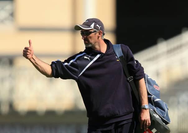 THUMBS UP: Yorkshire will be hoping that first-team coach Jason Gillespies sojourn Down Under with home-town Adelaide Strikers will pay dividends in this summers domestic T20 event. Picture: PA.