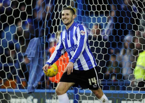 Gary Hooper, pictured after scoring for Sheffield Wednesday, is reported to be close to making a Â£3m permanent move to Hillsborough having previously been on loan from Norwich City (Picture: Steve Ellis).