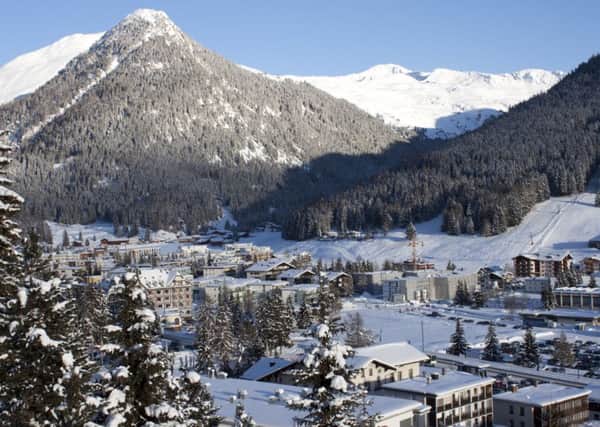 Davos is one of Europe's most exclusive resorts. (PA).