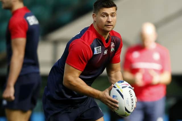 England's Ben Youngs during a training session at Twickenham Stadium, London.
