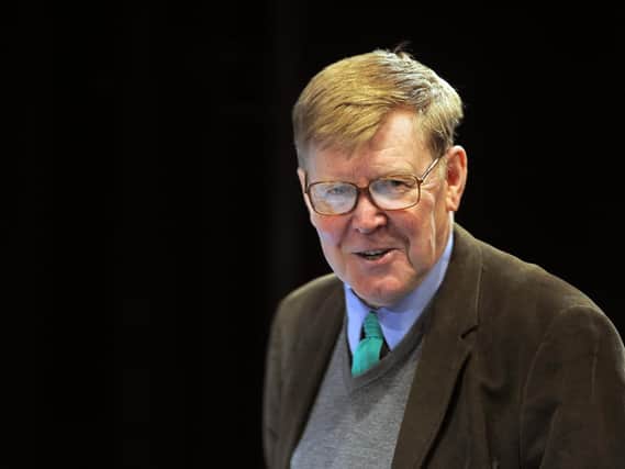 Alan Bennett whose Talking Heads play is coming to Frazer Theatre in Knaresborough. (Picture by Bruce Rollinson)