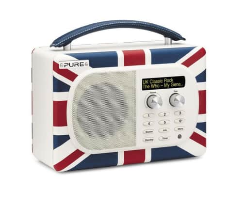Undated Handout Photo of Evoke Mio Union Jack special edition digital radio, Â£149.99, Pure. See PA Feature INTERIORS Jubilee Homes. Picture credit should read: PA Photo/Pure. WARNING: This picture must only be used to accompany PA Feature INTERIORS Jubilee Homes.