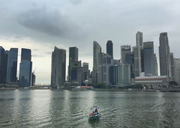 Skyline of Singapore. (AP Photo/Wong Maye-E)