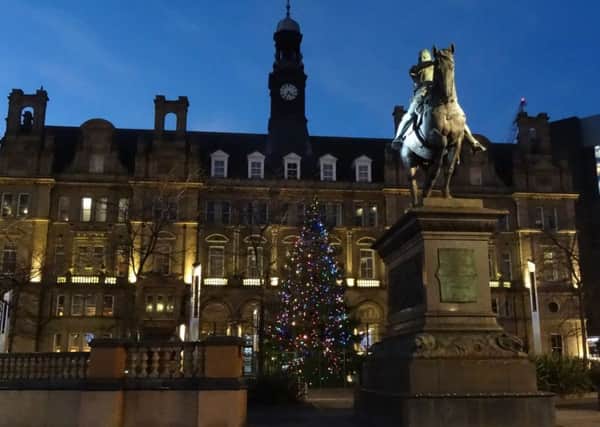 The 'Black Prince' statue in Leeds.