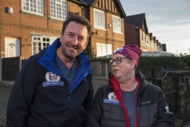 Jo Brand was joined by Lee Mack in South Yorkshire