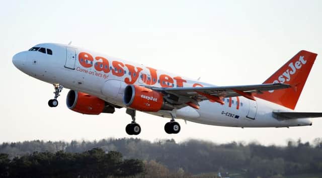 File photo of an easyJet plane  Photo: Barry Batchelor/PA Wire