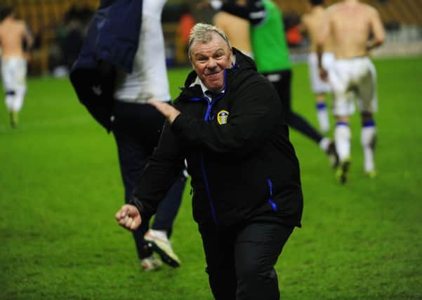 Leeds  United's head coach Steve Evans.  Picture: Jonathan Gawthorpe