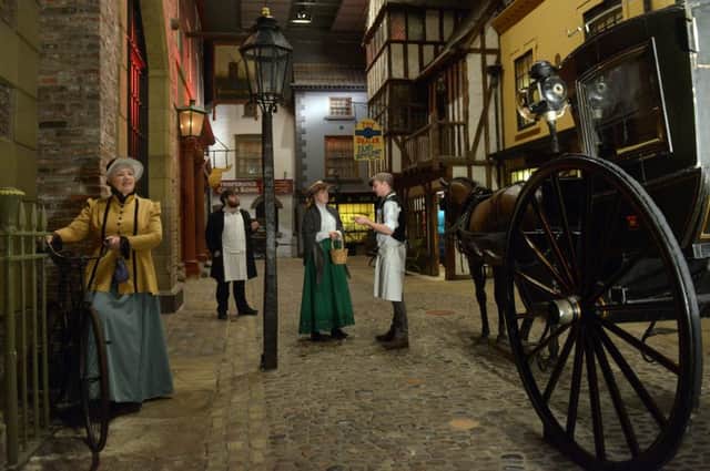 York Castle Museum's Denise Hamilton, Callum Curnin, Jess Munday and Philip Newton prepare for York Residents Festival this coming weekend.