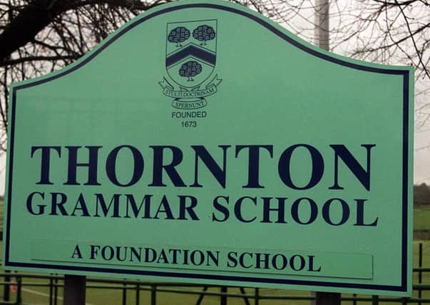 Thornton Grammar School. Picture: Ross Parry Agency