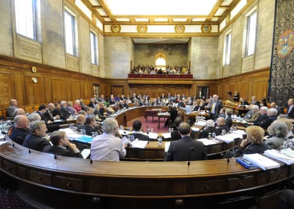 The Leeds Council chamber. Are there too many councillors in Leeds?