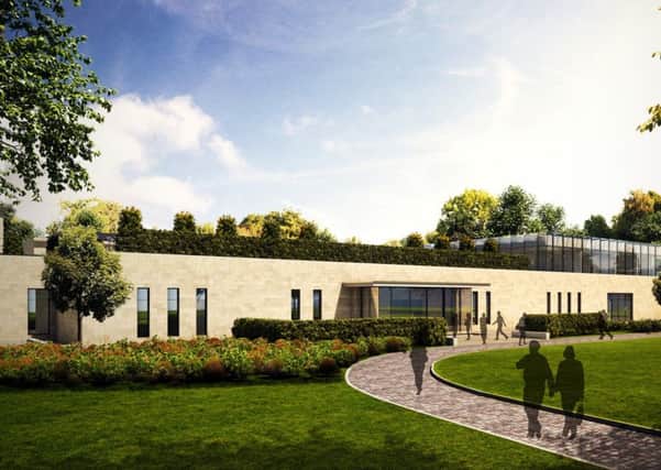 An artist's impression of how the new Â£9.5m spa at Rudding Park Hotel will look