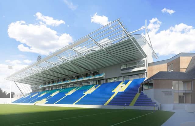 An artist's impression of the North Stand
