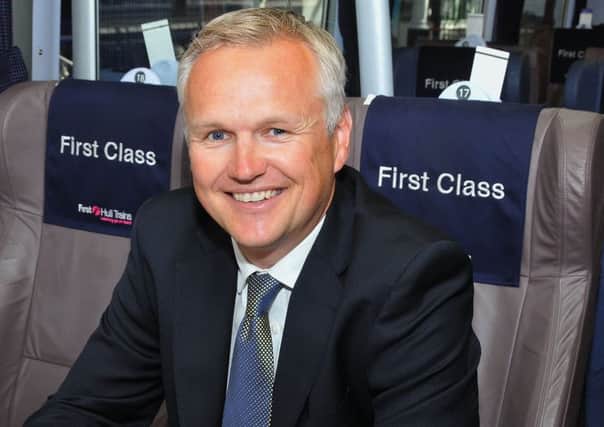 Will Dunnett the new Managing Director of First Hull Trains.