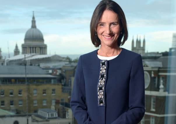 New CBI Director-General Carolyn Fairbairn poses for portraits at the CBI offices in London. PRESS ASSOCIATION Photo. Picture date: Monday November 16, 2015. In a message to CBI members, Carolyn Fairbairn set out other "defining issues" such as how devolution will affect growth outside London. See PA story INDUSTRY CBI. Photo credit should read: Anthony Devlin/PA Wire