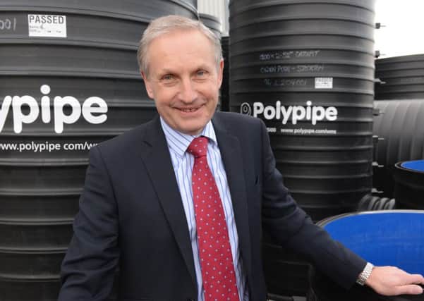 David Hall, chief executive of Polypipe Group.