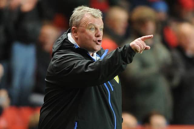 POINT TO PROVE: Leeds United boss Steve Evans is keen for his team to progress to the fifth round at the expense of hosts Bolton Wanderers. Picture: Tony Johnson