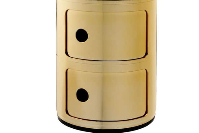 The Componibili by Kartell starts at Â£69, from The Home store at Salts Mill, Saltaire, and Heal's at Redbrick Mill, Batley