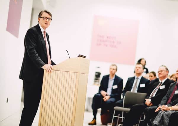 Lord Mandelson urged companies to get on board with 2017 at an event today at the University of Hull