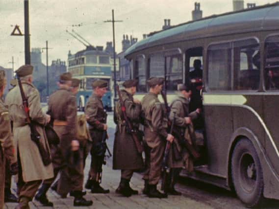 Restored footage of the Thornton Home Guard in Bradford between 1941-44. Picture: Yorkshire Film Archive