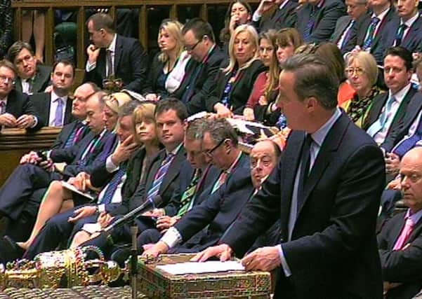 Prime Minister David Cameron delivers his statement on the EU to Parliament.