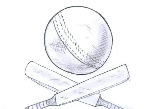 Doodle by umpire Dickie Bird