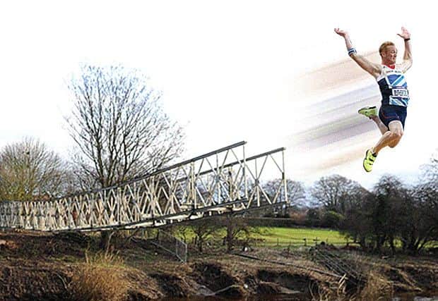 You'd have to be long jumper Greg Rutherford to cross the bridge at the moment. Graphic: Graeme Bandeira