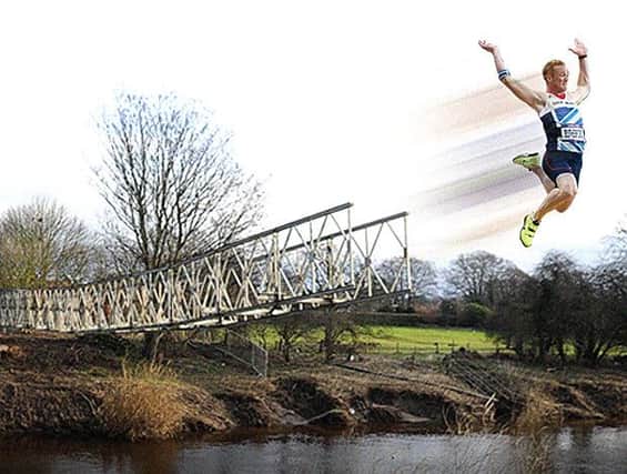 You'd have to be long jumper Greg Rutherford to cross the bridge at the moment. Graphic: Graeme Bandeira