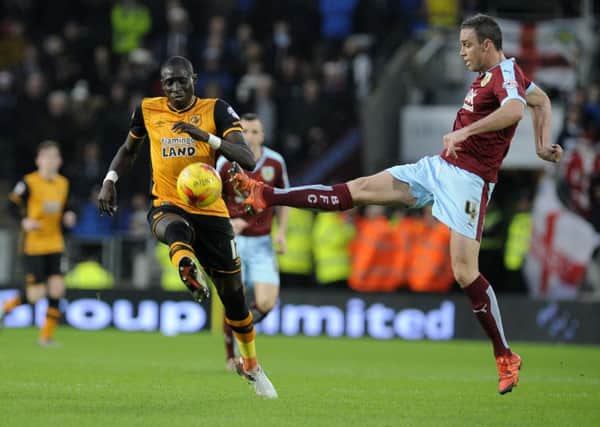 Hull City will face Championship promotion rivals Burnley again this weekend.  Picture Bruce Rollinson