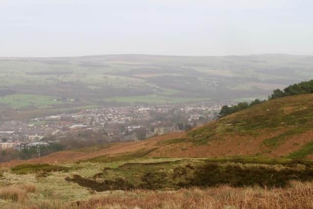 Looking down on Ilkley from Keighley Road