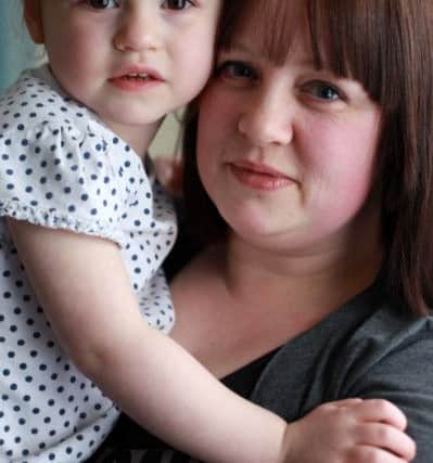 Clare Skill and daughter Sophie Skill, whose life was saved at Sheffield Children's Hospital last year after she swallowed a battery.