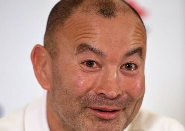 England head coach Eddie Jones during a press conference at Pennyhill Park, Bagshot.