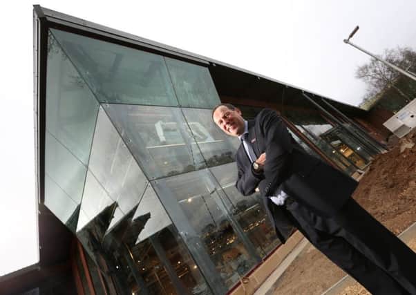 Ian Barker, stored director, at the near-completion of a Â£3m redevelopment of Barkers Furnishing Store in Northallerton, creating up to 15 new jobs.