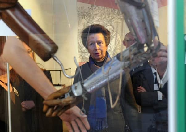 Princess Anne visits the Thackray Museum in Leeds. Picture by Scott Merrylees.
