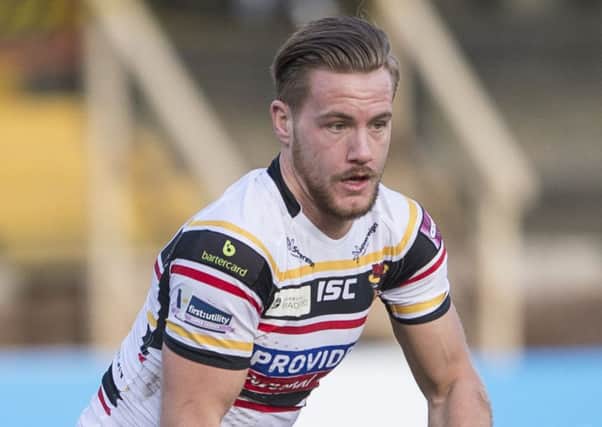 Huddersfield Giants newcomer Jamie Foster in 2014 Super League action for Bradford Bulls against Castleford Tigers before bowing out of the game and having a short-lived crack at rugby union with Hull in National Two North. (Picture: Allan McKenzie/AMGP)
