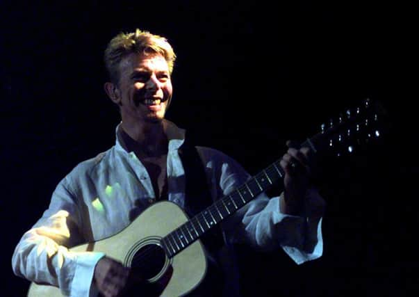 David Bowie, pictured playing at what was then known as the Town & Country Club in Leeds, in 1997.