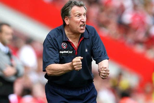 Neil Warnock, when in charge at Sheffield United.