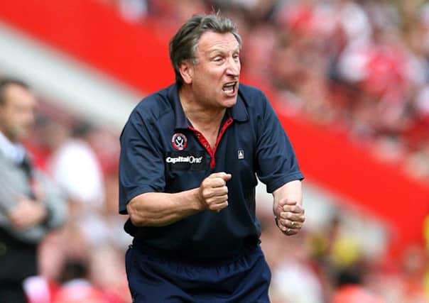 Neil Warnock, when in charge at Sheffield United.