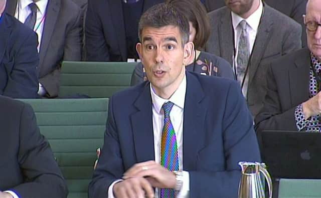 President of Google Europe, Middle East and Africa Matt Brittin gives evidence to the Commons public accounts committee