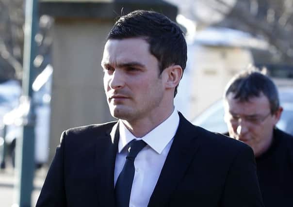 England footballer Adam Johnson, 28, arrivea at Bradford Crown Court, Bradford, where he is due to go on trial accused of child sex charges. PRESS ASSOCIATION Photo. Picture date: Wednesday February 10, 2016. The 28-year-old Sunderland winger is set to appear following allegations of sexual activity with a girl under 16. See PA story COURTS Johnson. Photo credit should read: Peter Byrne/PA Wire
