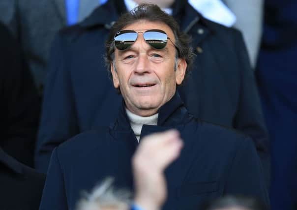 Leeds United's owner Massimo Cellino.