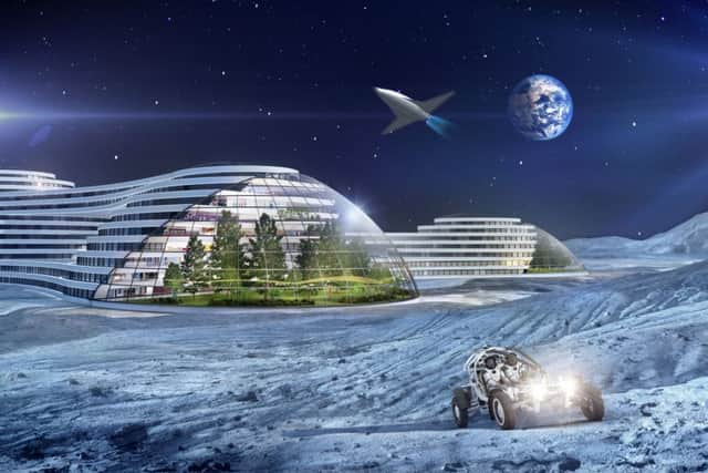 The report suggests in a century's time humans will be able to live in 'Earth-scrapers', which will go up to 25 storeys underground