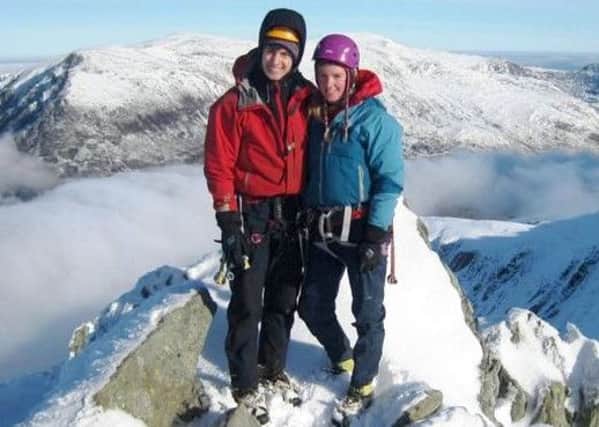 Police picture of Tim Newton and Rachel Slater from Bradford, missing on Ben Nevis