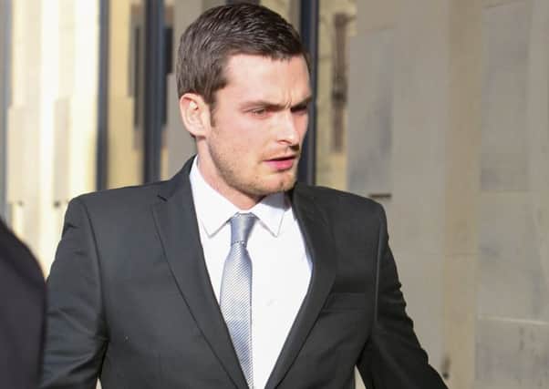 Footballer Adam Johnson arrives at Bradford Crown Court. Picture: Ross Parry Agency