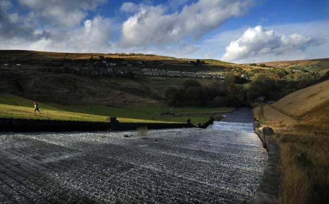 The Butterley Spillway at Marsden Reservoir .Picture by Simon Hulme