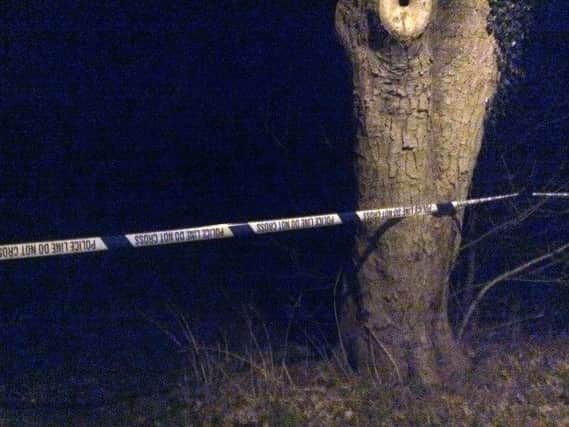 Police have cordoned off the area near Harrogate's Valley Gardens