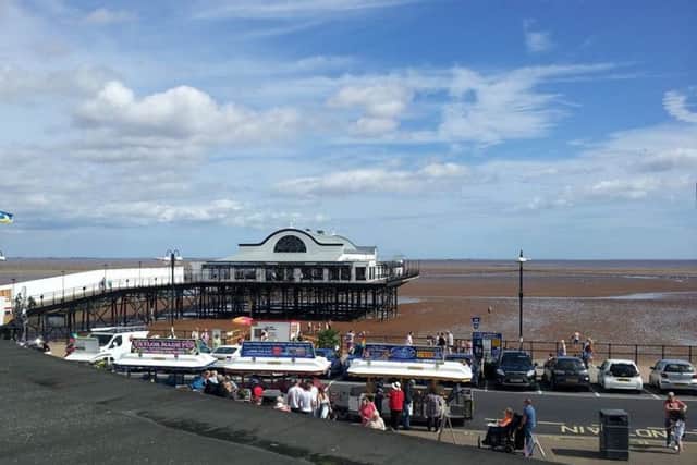 The seaside resort of Cleethorpes is still a popular destination for families.