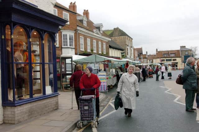 Pocklington on market day. Picture: Terry Carrott