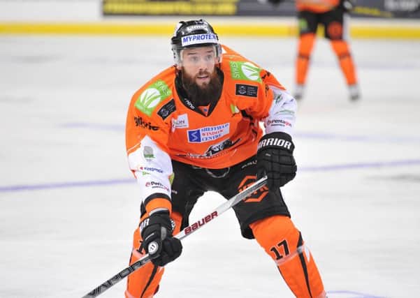 Jason Hewitt, marked a record 800th Elie league appearance with a rousing 5-4 victory at title rivals Cardiff Devils. Picture: Dean Woolley.